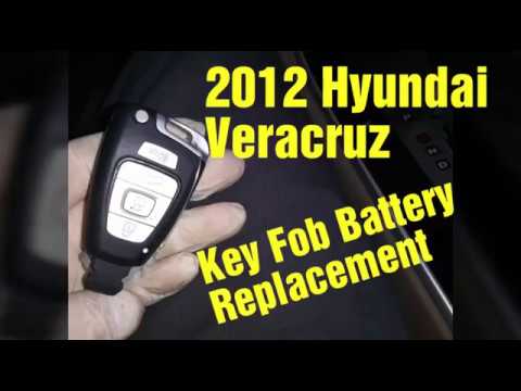 2012 Hyundai Veracruz Key Fob Battery Replacement
