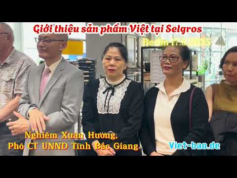 Ông Nghiêm Xuân Hiển, Phó CT Bắc Giang phát biểu tại Selgros