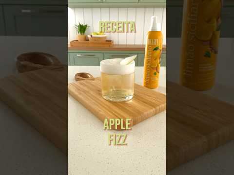 Receita | Apple Fizz, Um Drink com Whisky de Ma Verde e Espuma de Limo Siciliano