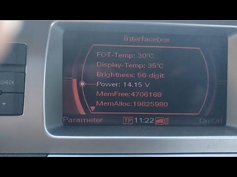 085(1) напряжение-зарядка на MMI Audi A6,Q7