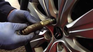 Captur Heyner Germany Locking Wheel Nuts Set 4 Removal Key Car Security Locks Anti-theft 074/5