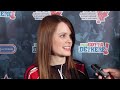 2012 Scotties Tournament of Hearts Draw 1 Media Scrum