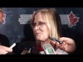 2012 Scotties Tournament of Hearts Draw 1 Media Scrum
