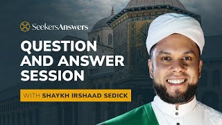 08 Video Answers - Shaykh Irshaad Sedick - Shafi‘i Fiqh - Bleeding and Wudu, Blessing from his ha