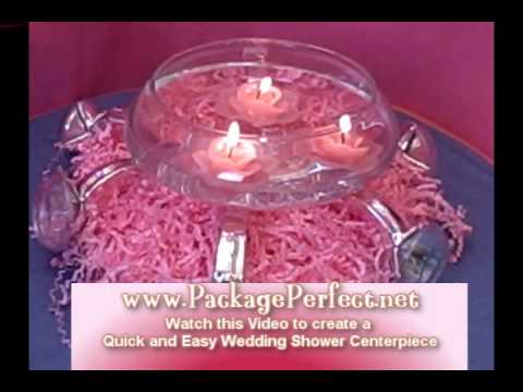 PackagePerfectnet Uniuq ideas for a wedding bridal shower table