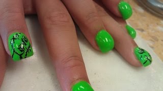 HOW TO BLOW GREEN BUBBLE NAILS PART 2