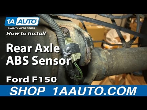 How To Replace Rear Axle ABS Sensor Ford F150