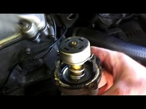 Замена термостата двигателя BMW м43