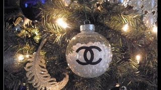 DIY: Chanel Pearls Christmas Ornament! Have a Very Couture Holiday! 