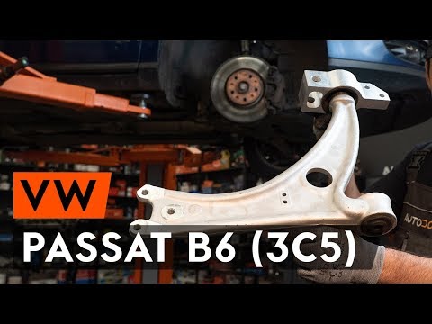 Как заменить передний рычаг подвески VW PASSAT B6 (3C5) (ВИДЕОУРОК AUTODOC)