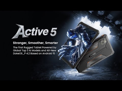 Blackview ACTIVE 5 robusten tablični računalnik, 8.68", 4G LTE, 8GB+128GB, črn (Onyx Black)