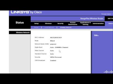 Linksys Wireless Router Wrt110 Setup Part 7