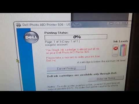 Video Of Dell 926 Printer