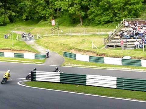 Vincent HRD at Cadwell hairpin June 2010 
