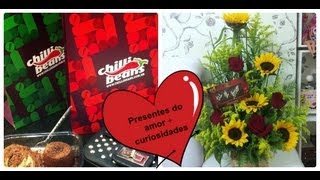 Presentes que ganhei + curiosidades "Dia dos Namorados"