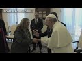 Pope discusses youth unemployment, with the President of the European Commission