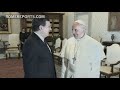 Pope discusses youth unemployment, with the President of the European Commission