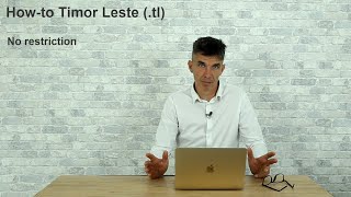 How to register a domain name in Timor Leste (.tl) - Domgate YouTube Tutorial