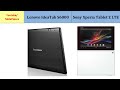 Lenovo IdeaTab S6000 VS Sony Xperia Tablet Z LTE, Which one to buy