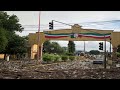 Coyuca de Catalán, antes y durante la inundacion Puente Miguel Aleman