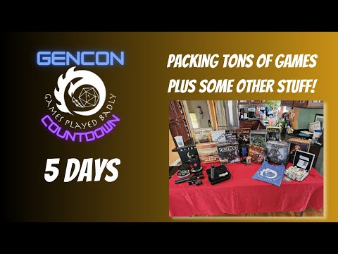 Game On: Preparing for GenCon in 5 Days