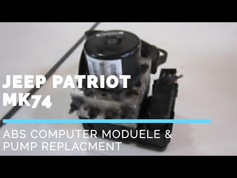 Jeep CompassMK patriot MK74 ABS computer module and pump replacement removal how to