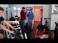 Krafttraining der A Junioren: Typische Seeclubatmosphäre