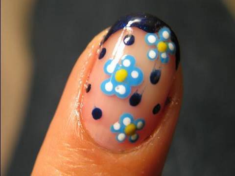 nail designs for short nails. Nail Art Tutorial Free Hand