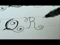 Fancy Letters - How To Design Your Own Swirled Letters