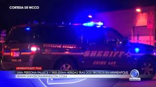 UNA PERSONA FALLECE Y TRES ESTAN HERIDAS TRAS DOS TIROTEOS EN MINNEAPOLIS