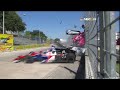 Indycar 2013 Houston Franchitti, Sato, Viso Unfall