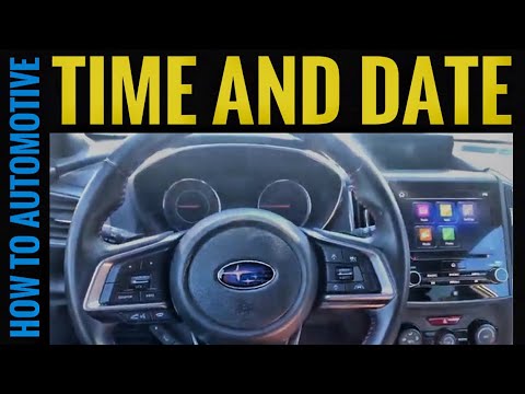 How to Reset the Time and Date on a 2017-2019 Subaru Impreza