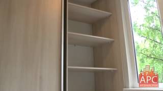 Встроенные шкафы купе на 2х лоджиях - most hd videos in the .