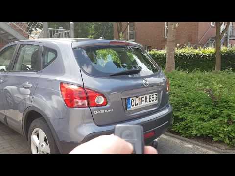 Nissan Qashqai otwieranie klapy bagaznika z oryginalnego pilota bez fabrycznej opcji