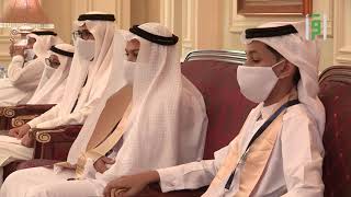 من أرض السعودية - استقبال الامير مشعل بن ماجد مدير تعليم جدة والطلاب المتفوقين