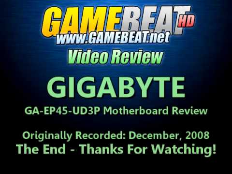 Gigabyte GA EP45 UD3P Review December, 2008 Part 9