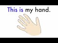 Body Parts Chant - by ELF Learning (This is.../These are...)