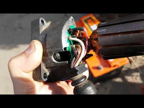 Repair of the rear axle lock motor (differential actuator - servo)