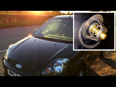 Ford Fiesta How To Remove and Replace Thermostat and Alternator MK 6