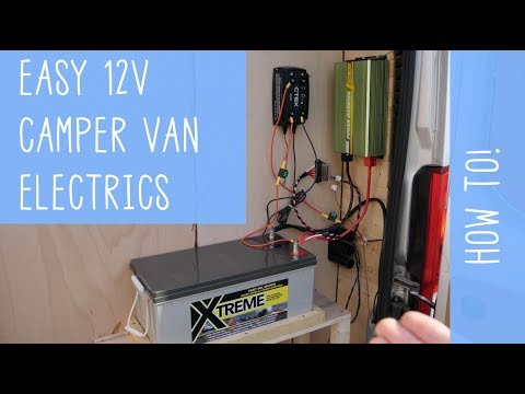 Super EASY 12V Camper Van ELECTRICS - How To