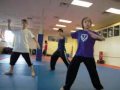 Naperville,Illinois= Dayna Huor, Brendon Huor, Will Greenberg rehearsing DREAMER Choreography