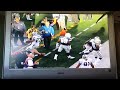 Raiders at Cowboys Thanksgiving 2013 - Cameraman gets hit, Yells FUCK