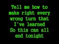 Daughtry-Tennessee Line LYRICS