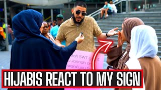 MUSLIM GIRLS REACT TO MY MESSAGE - EXPERIMENT