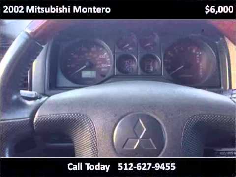 2002 Mitsubishi Montero Used Cars Austin TX