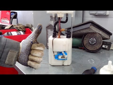 Как поменять топливный фильтр на киа соренто Kia Sorento