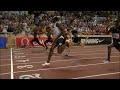 100m USAIN BOLT SLOW MOTION ART OF SPRINTING FASTEST MAN