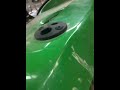 LAWN TRACTOR REPAIR John deere riding mower fuel tank replacement