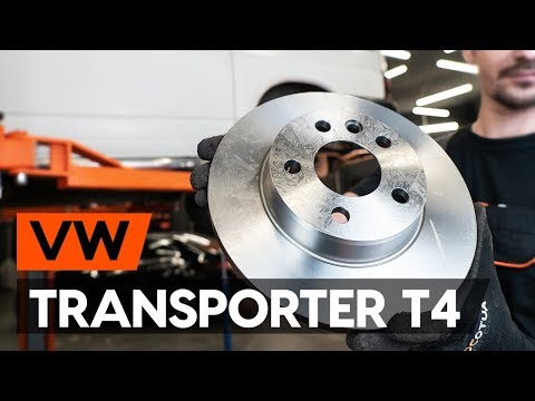 Как заменить задние тормозные диски на VW TRANSPORTER 4 (T4) (ВИДЕОУРОК AUTODOC)