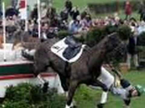 cross country jumping falls. Horse Riding Cross Country And